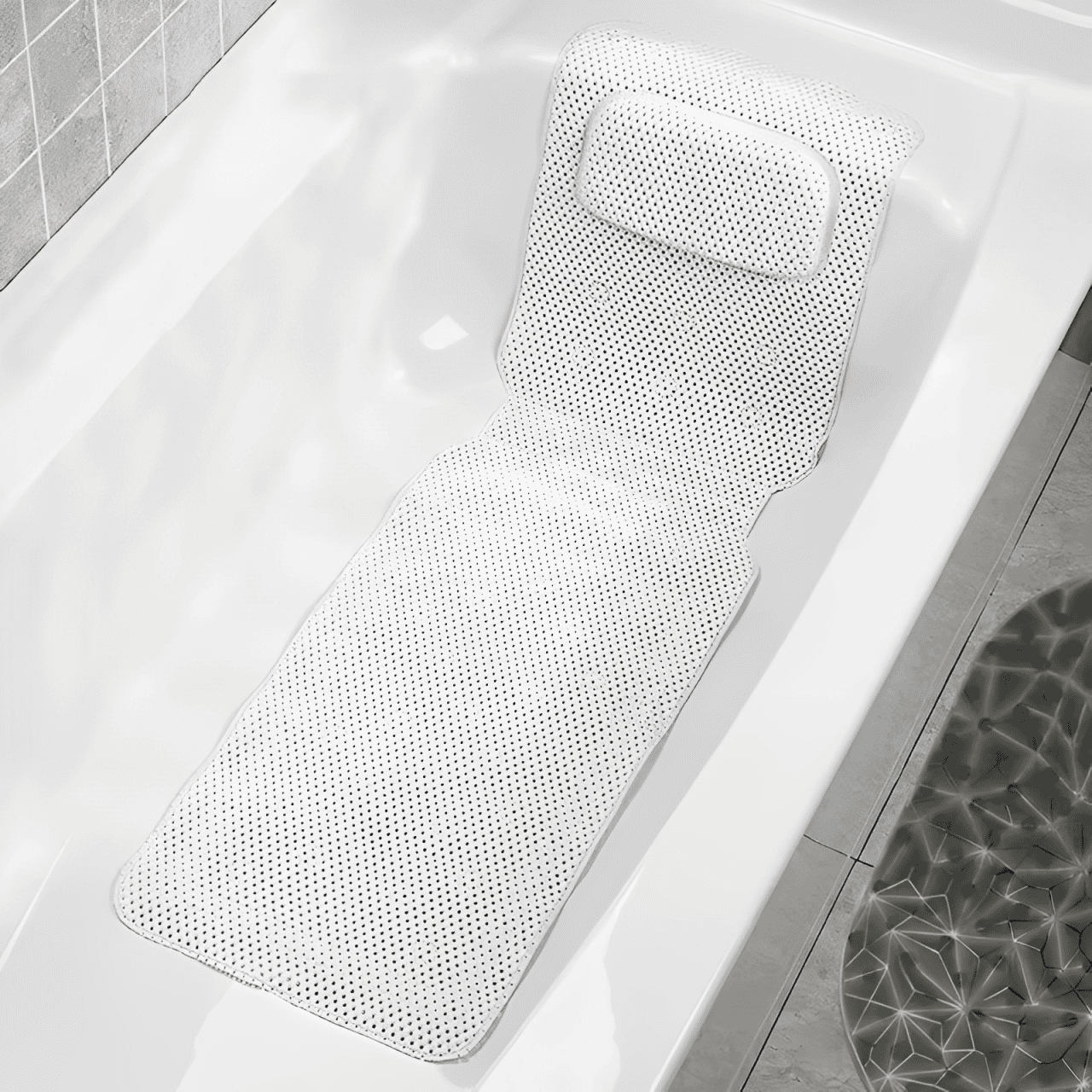 Coussin de bain, coussin de baignoire, coussin de nuque en PVC, tapis